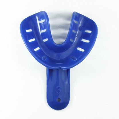 Orthodontic Impression Tray Child Size 3 Lower Blue x 50