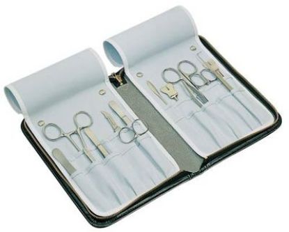 Case Instrument Bollmann Leather Weighs 130g, 18cmx10cm, Holds 12 Instruments Up To 16cm
