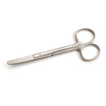 Scissors Dressing Blunt/Blunt Curved 13cm (Reusable Autoclavable Stainless Steel) x 1