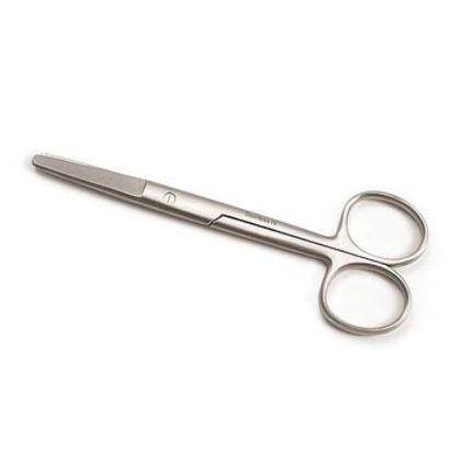 Scissors Dressing Blunt/Blunt Straight 13cm (Reusable Autoclavable Stainless Steel) x 1