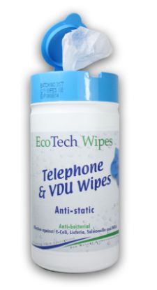 Wipes Telephone/Vdu Sanitising x 100