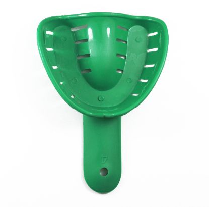 Orthodontic Impression Tray Adult Size 4 Upper Green x 50