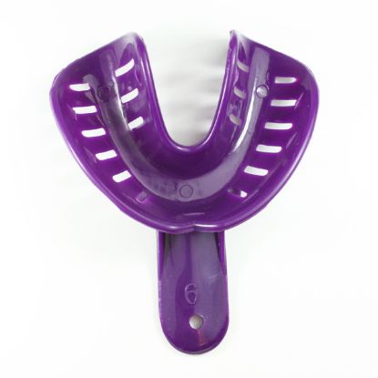 Orthodontic Impression Tray Adult Size 6 Lower Purple x 50