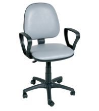 Chair Operator (Sunflower) Arms & Five Castor Base Grey