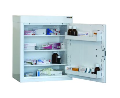 Cabinet Medicine (Single Door) 60X50x30cm (3 Shelves) No Warning Light