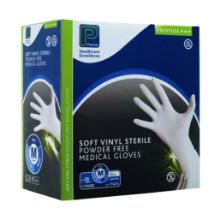 Glove Vinyl Sterile Powder Free Small x 50