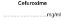 Labels Syringe Medilabel - Cefuroxime mg/ml 1.5" x 1/2" x 400 Dispenser