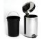 Bin Pedal 12 Ltr Chrome With Plastic Liner