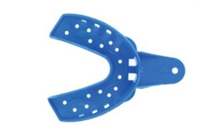Impression Tray Plastic Handled Lower Large x 25 (Disposable) Unodent