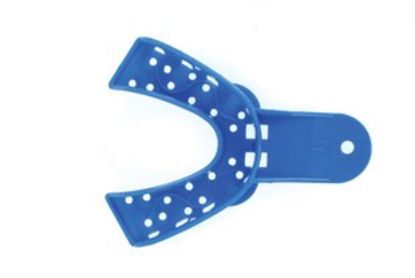 Impression Tray Plastic Handled Lower Small x 25 (Disposable) Unodent