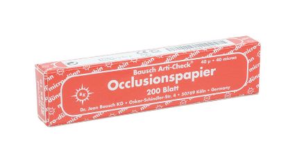 Paper Articulating (Bausch) Red/Red Bk10 Extra Thin 2 x 100