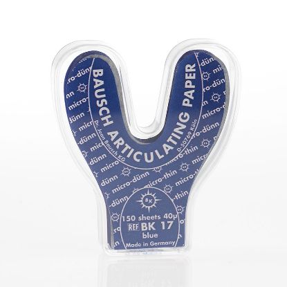 Paper Articulating (Bausch) Horse Shoe Blue Bk17 Extra Thin x 150