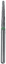 Bur Diamond (Dehp) Flat End Taper Fg 846 Iso 171-015  C Non-Sterile x 5