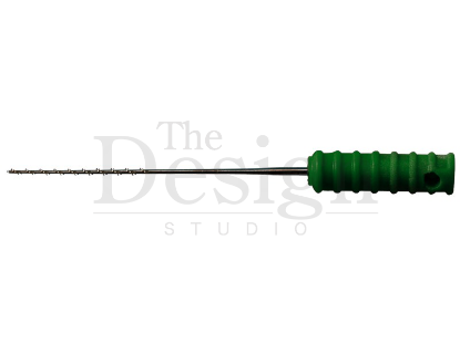 Broach Barbed (Dehp) Sterile 21mm Medium Green x 10