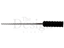Broach Barbed (Dehp) Sterile 21mm Coarse Black x 10