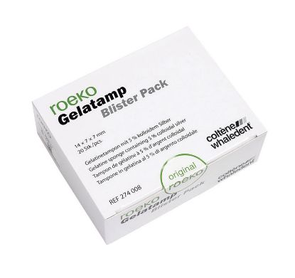 Gelatamp (Roeko) Gelatine Sponge With Colloidal Silver (Blister Pk x 20)