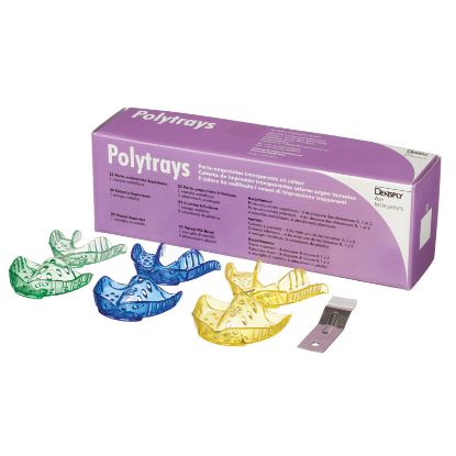 Impression Tray Polytray (Dentsply) Small Lower Green X25