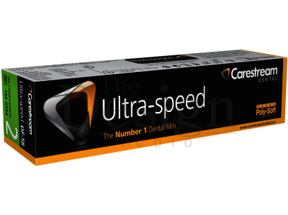 X-Ray Film Ultra-Speed (Carestream) Df-58 31mm x 41mm X150 (Adult)