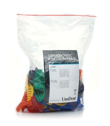 Impression Tray (Unodent) Orthodontic Assorted Lower x 60