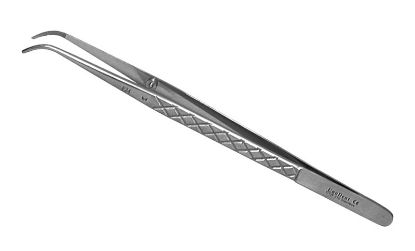 Tweezer (Unodent) College Type Curved S/S Autoclavable x 1