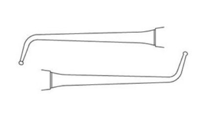 Excavator (Unodent) Double Ended 123/124 Octagonal Handle Autoclavable x 1