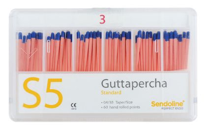 Gutta Percha Points (Sendoline) Point 3 30 Taper .04 x 60