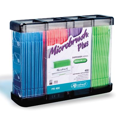 Micro Application Brushes (Microbrush) Plus Regular Assorted x 400