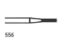 Bur Tungsten Carbide Jet (Kerr) Straight Fissure Cross Cut Fg 556 Iso 009 x 5