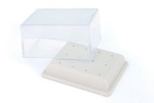 Bur Stand (Unodent) Plastic 12 Hole Grey Fg x 1