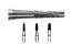 Bur Tungsten Carbide (Unodent) Taper Fissure Cross Cut Fg 703 Iso 021 x 5