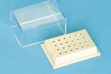 Bur Stand (Unodent) Plastic 24 Hole Grey Fg x 1