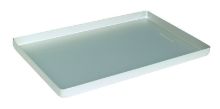 Instrument Tray (Unodent) 284 x 185mm Aluminium Solid Autoclavable Silver