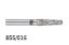 Bur Diamond (Kerr Bluwhite) Round End Taper Fg755 Xc Non-Sterile x 1