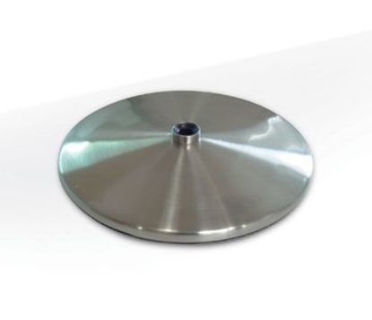 Table Base Slimline (Daylight) Brushed Chrome