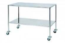Trolley Surgical (Sunflower) With Two Fixed Shelves 450mm x 750mm