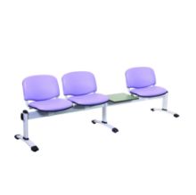 Chair Visitor Venus Modular 3 Seat/1 Table Vinyl Anti-Bacterial Upholstery Lilac