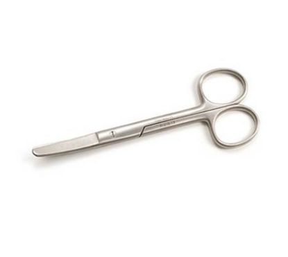 Scissors Dressing Blunt/Blunt Curved 13cm (Reusable Autoclavable Stainless Steel) x 1