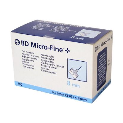 Needle Insulin Micro-Fine 31g x 8mm x 100
