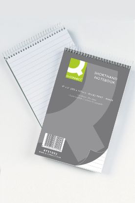 Notebook Shorthand (Q-Connect) Ruled Feint 203 x 125mm 150 Pages x 10