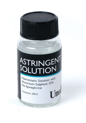 Astringent Solution (Unodent) For Gingival Retraction x 20ml