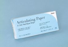 Paper Articulating (Dentsply) Extra Thin Curved Red/Blue 12 x 12