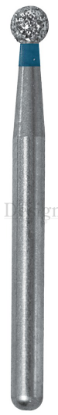 Bur Diamond (Dehp) Round Fg 801 Iso 001-018 M Non-Sterile x 5