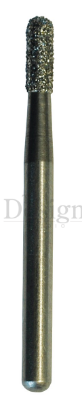 Bur Diamond (Dehp) Round End Cylinder Fg 838 Iso 014 M Non-Sterile x 5
