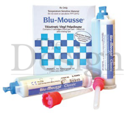 Blue-Mousse (Parkell) Automix Cartridge Pack + Mixing Tips
