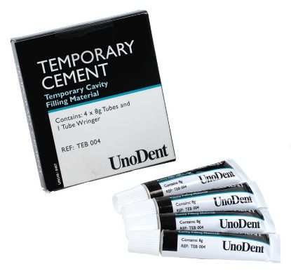 Cavity Temporary Cement (Unodent) Tubes 4 x 8g