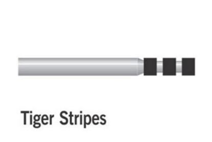 Bur Diamond (Unodent) Tiger Stripe Fg 0.3mm Non-Sterile x 1