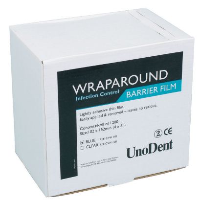 Barrier Film Roll Blue (Unodent) Wraparound x 1200