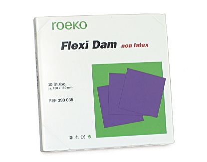 Flexidam Dam Non Latex 15cm x 15cm x 30 (Roeko)