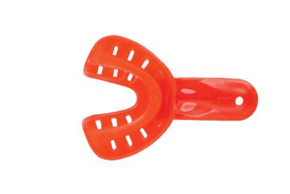 Impression Tray (Unodent) Orthodontic Paedo Lower Red x 50