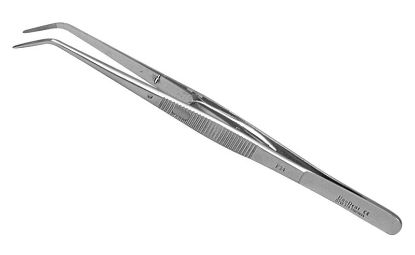 Tweezer (Unodent) College Type Angled Locking S/S Autoclavable x 1
